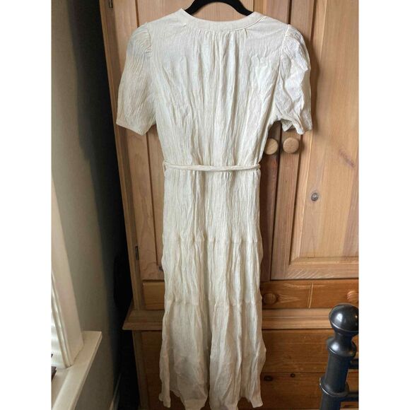 Roolee | Bone Deep Button Maxi Dress in Cream | Small - Picture 3 of 7